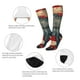 thumbnail image 3 of Balery Vintage American Flag Elephant Calcetines novedosos Calcetines deportivos Calcetines hasta la rodilla Calcetines de algodón Calcetines originales y geniales, 3 of 6