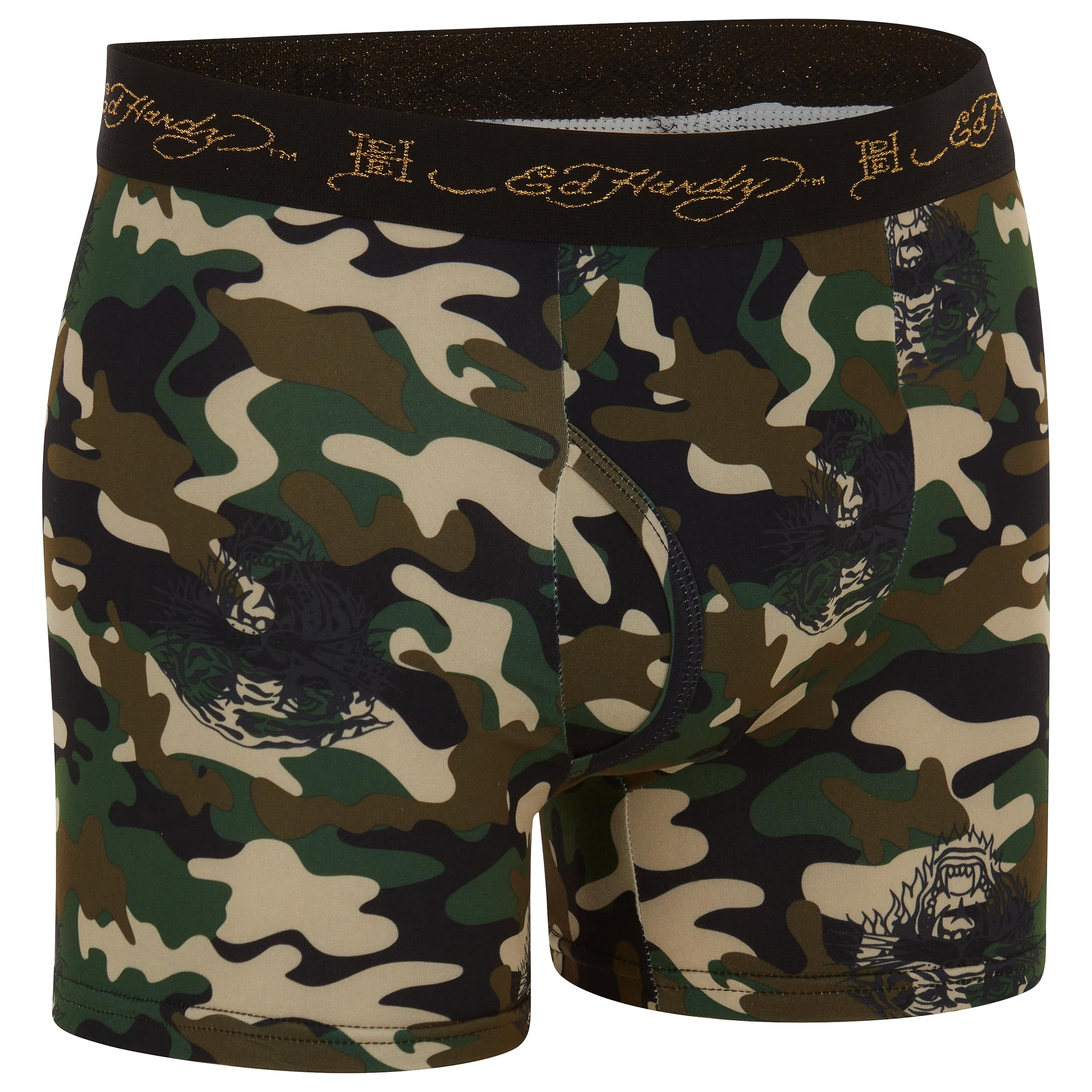 3 Peças/Pacote Cuecas Box Respiráveis Para Homens, Design Confortável E