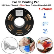 Premium 3D Printer Filament 1.75mm Wood Printing Materials Roll 0.8KG For 3D Printing Pen Engineer Drawing Art