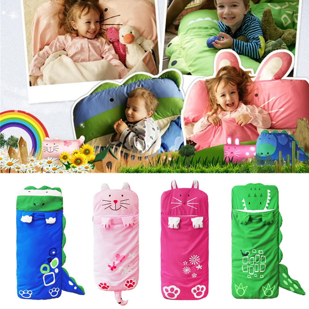 Happy Nappers Sleeping Bag Kids Boys Girls Play Pillow Unicorn Dragon Xmas Gift 