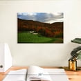 thumbnail image 3 of Elephant Stock Autumn Golf Course Wall Art - Horizontal Canvas Wall Art - Living Room Wall Decor - Sports Canvas - Blue And Orange Decor - 12" x 8", 3 of 8