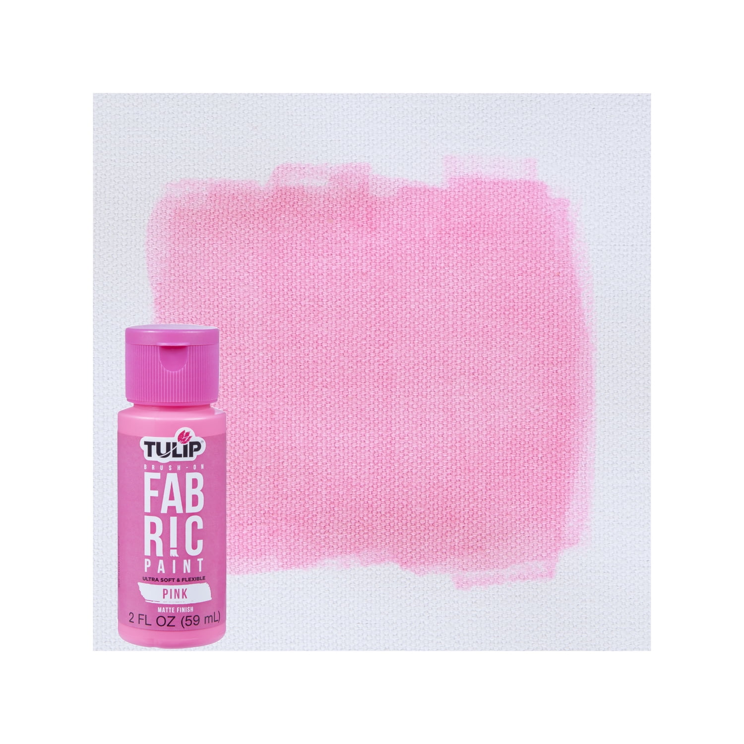 Tulip Pink Brush-on Fabric Paint, 2 fl oz.
