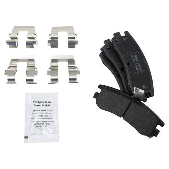 TRQ Rear Metallic Brake Pad for Century Regal Impala Venture Grand Am Prix BFA73606