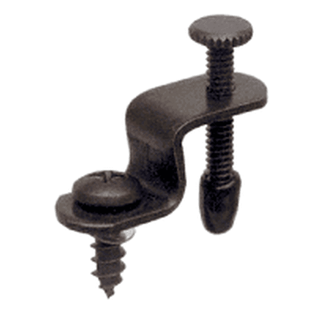 CR Laurence GRC8351XCP100 CRL Black Glass Retainer Clip pack of 100