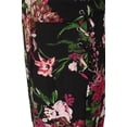 thumbnail image 3 of Inc International Concepts Womens Plus Size Black Floral Print Cropped Soft Pants 14W, 3 of 3