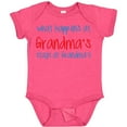 thumbnail image 3 of Inktastic What Happens at Grandma's Boys or Girls Baby Bodysuit, 3 of 5