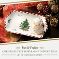 thumbnail image 2 of Spode Christmas Tree Peppermint Dessert Tray, 2 of 7