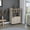 Beige, variant on Modern Black Bar Cart with Cabinet and Shelves / Organize Your Bar Stuff