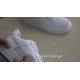 thumbnail image 2 of Air Force 1 Custom Shoes "Duke Blue & White Two Tone" Mens Womens Kids Sizes, 2 of 6