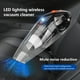 thumbnail image 4 of Aspiradora de mano para coche | Succión potente de 9000 Pa | Uso en seco y húmedo | Luz LED | Autonomía de 60 min | Portátil para la limpieza del hogar y el coche, 4 of 9