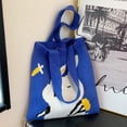 thumbnail image 1 of Bandolera Pato Gato Bolso Animal Patrón Pato Gato Hombro Tejido Mujeres Embrague Monederos (Estilo 3), 1 of 5