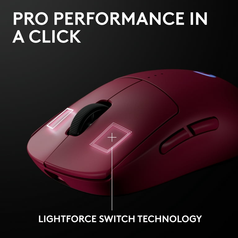 Logitech G PRO 2 Lightspeed Wireless Gaming Mouse, Right- or