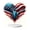D, variant on USA Independence Day Acrylic Flag Hanging Ornament - 2D Patriotic Home Decor
