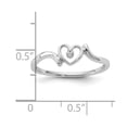 thumbnail image 5 of 10k WG Diamond Heart Ring, 5 of 5