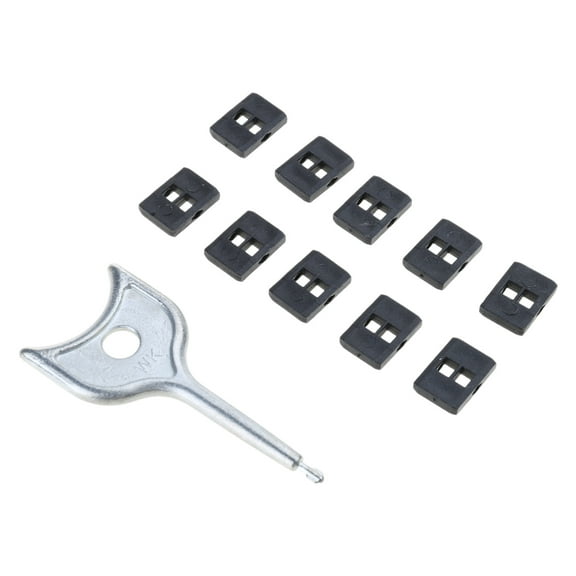 10pc USB Port Blockers With Key Lock Secure Data and Protect Against Moisture With Removable USB A Lock for PC Laptop