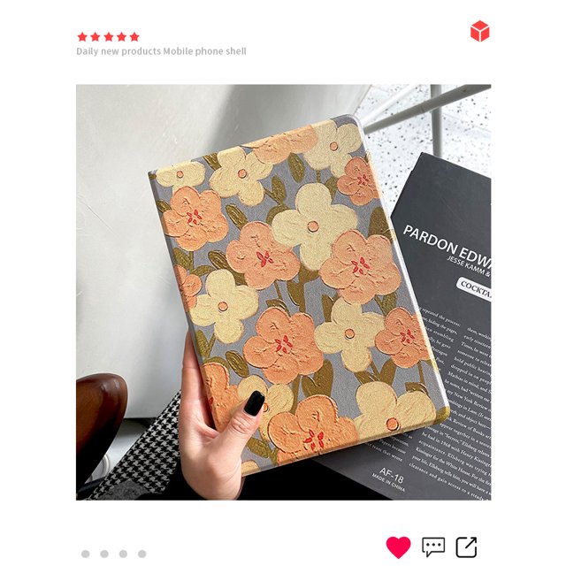 Étui de Protection pour Tablette Style Livre pour IPad Pro 2021 Air 4 510.9 Pouces 12.9 Mini6 Apple Pro11 Exquis