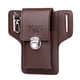 thumbnail image 5 of Riñonera para hombre Vintage PU Multi-Compartiment Pouch Wallet Phone Case (Marrón oscuro), 5 of 9