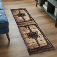 thumbnail image 4 of Runner Rugs 2x6 Ft, Vintage Doors Non Slip Area Rugs for Kitchen Bedroom Entryway, Classic Farmhouse Retro Wooden Grain Washable Carpet Runner Rug Floor Mats for Bedroom Home Decor, 4 of 9