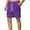 Purple@GC@, variant on CONZONE Mens Casual Shorts Elastic Waist Drawstring Summer Shorts for Men Dinosaur Graphic Lightweight Loose Fit Workout Gym Shorts With Pockets
