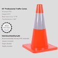 thumbnail image 2 of Conos de tráfico RELIANCER de PVC de 18 cm para estacionamiento seguro en carretera, 6 unidades, 2 of 9