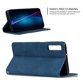 thumbnail image 4 of Samsung Galaxy A7 2018 Case, Dteck Smooth PU Leather Flip Folio Wallet Card Slots Case Cover Stand Feature & Magnetic Closure For Samsung Galaxy A7 2018, Blue, 4 of 7