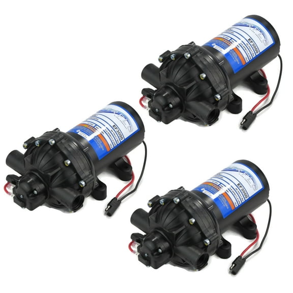OEM (3 Pack) Everflo 3.0 GPM, 12 Volt, Diaphragm Pump EF3000, EF3000-BOX, EF3000BOX