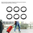 thumbnail image 4 of Silicone Luggage Suitcase Castor Cover, Wheel , Shock Absorbing Design, Highly Elastic, For Most Castor Sizes, With Easy Cleaning, 4 of 8