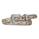 thumbnail image 5 of Cinturón de mujer con diamantes de imitación y hebilla de metal moderno, brillante, decorativo, Y2K. Oro, 5 of 9