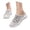 Grey, variant on Womens Breathable Mesh Walking Mules Sneakers Open Back On Shoes Casual On Breathable Mesh Half Slippers Lightweight Comfortable Walking Shoes For Daily Purple 37