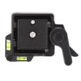 thumbnail image 2 of Quick Release Plate, High Strength Universal Three Level Quick Release Plate Clamp Adapter With  Button For Camera Tripod Monopod Ballhead, 2 of 8