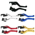 thumbnail image 2 of Riwcyla Motorcycle Handlebar Brake Master Cylinder Clutch Lever Set Left & Right Handle Lever + Hand Grips + Handlebar Ends for 7/8'' 22mm Handlebar Motorcycle, 2 of 6