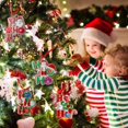 thumbnail image 4 of Colgantes De Árbol De Navidad Adornos Colgantes De Muñeco De Nieve Para Decoración De Fiesta De Navidad 4 Piezas Serendint HA037666-00, 4 of 6