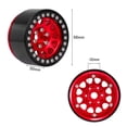 thumbnail image 3 of Graflsoa 4-Piece Silver Alloy 1.9 Beadlock Wheel Rims for 1/10 Scale RC Cars – Compatible with Traxxas, Axial, Tamiya, and More, 3 of 6