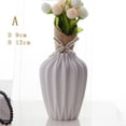 thumbnail image 2 of de Florero de Cerámica Blanca para Decoración para hogar, pequeña sala, Decoración de , Centro de para Bodas Sin cuello, 2 of 7
