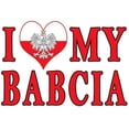 thumbnail image 2 of CafePress - I Heart My Babcia -  Round Wood Ornament 4", 2 of 2