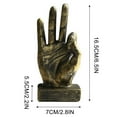 thumbnail image 4 of Fridja Gesture Finger Model Home Decoration Bar Model Room Desktop Decoration Resin Craft Gift Luxury, 4 of 4