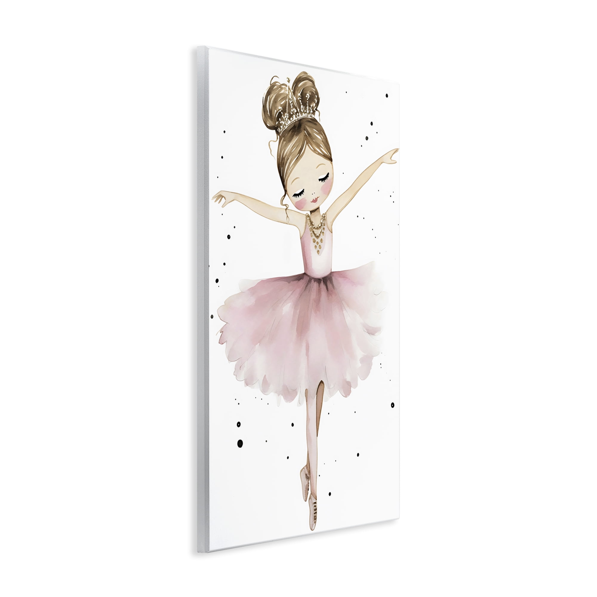 Stupell Industries Pointe Princess in Pink Tutu Wall Plaque Art, design by Creative Studio