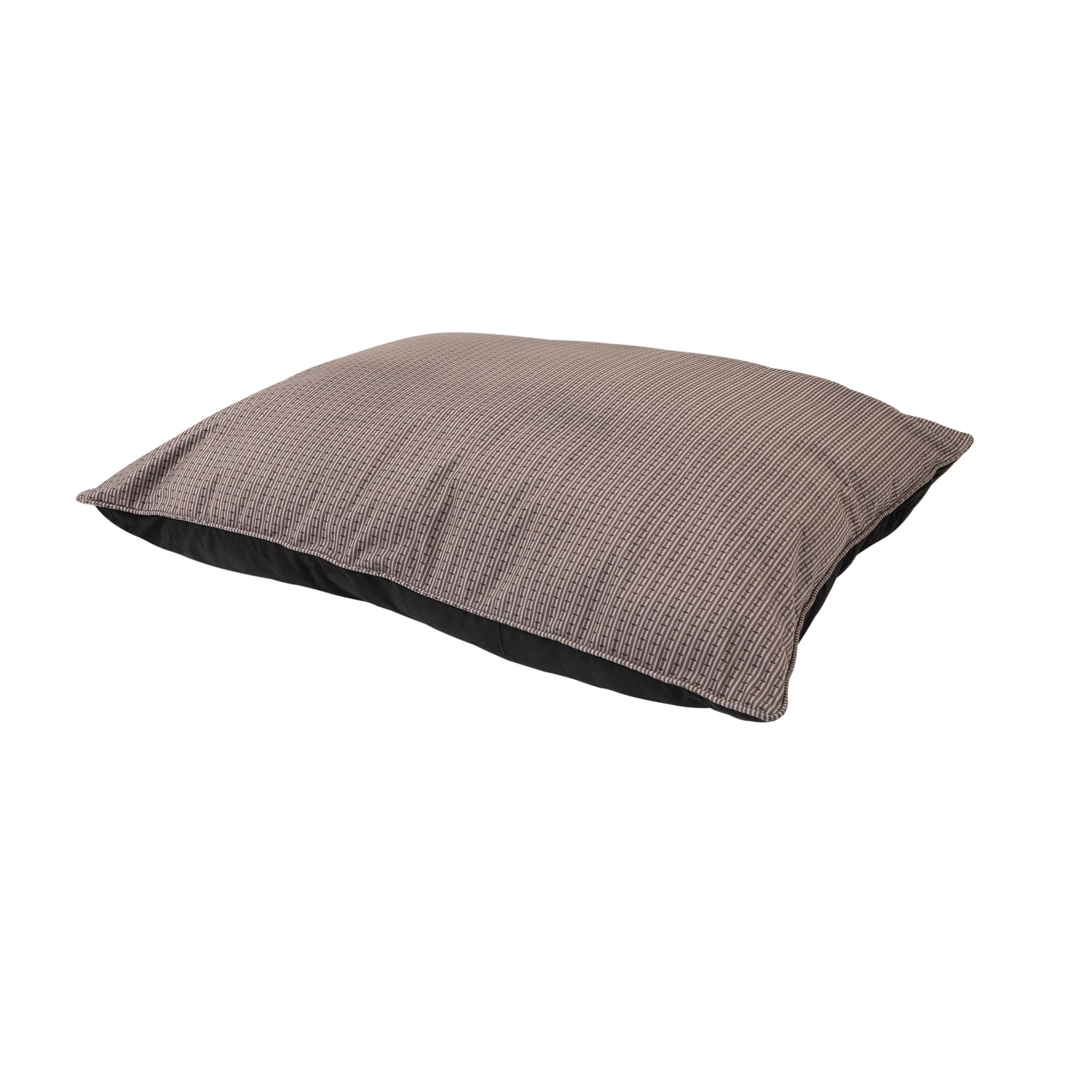 Petmate Plaid Pillow Dog Bed, Cat Bed, 27 x 36 Inches, Machine Washable, Assorted Mocha or Gray