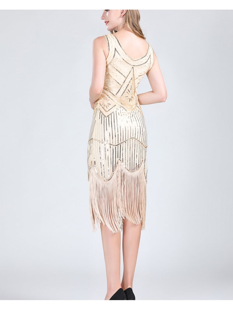 20's Bachelorette Party Events Cocktail Charleston Apparel Dresses Beige