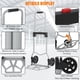 thumbnail image 3 of Yeshouse Carretilla plegable, carretilla de mano resistente con capacidad de carga de 100 kg, base de acero y asa ajustable, carrito plegable multiusos con ruedas para mudanzas, compras y viajes, 3 of 6