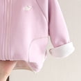 thumbnail image 7 of Zanarzt Kids Sweatshirts Toddler Girls Boys Fleece Jacket Kids Sherpa Lined Jackets Fall Spring Warm Coats Clothes for Baby Pink,4-5 Years, 7 of 7