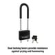 thumbnail image 2 of Candado de Aluminio Master Lock Negro 5.08 cm Ancho 527D, 2 of 5