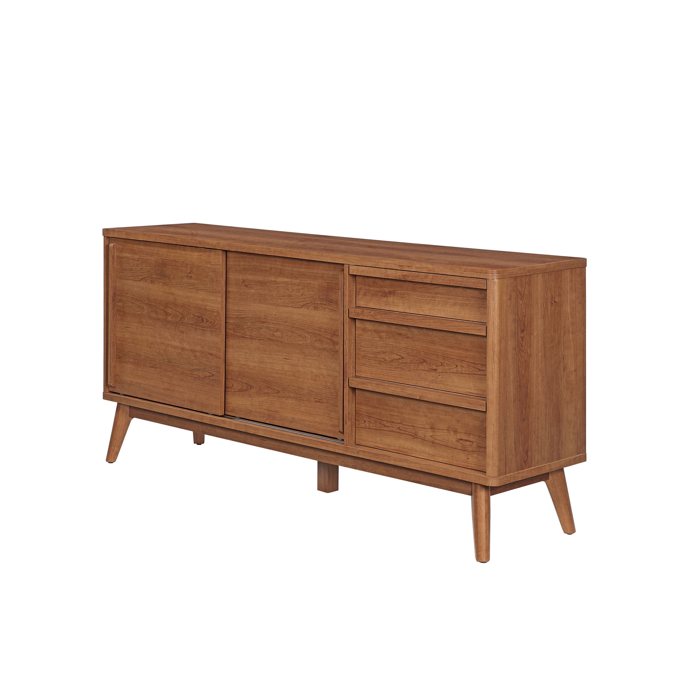 Better Homes & Gardens Greyson TV Stand for TVs up to 70”, Acorn Finish