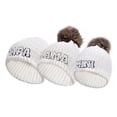 thumbnail image 2 of SUNSIOM Family Matching Beanie Hat, Soft Warm Embroidery Letters Winter Cap for Casual Daily, 2 of 4