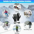 thumbnail image 6 of Heated Gloves for Men Women Winter Gloves for Cold Weather Work USB Electric Heating Gloves Touch Screen Thermal Glove Heated Skiing Gloves for Motorcycle Cycling Running Driving Fishing, 6 of 8