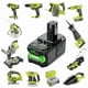 thumbnail image 3 of 18V 6.0Ah Li-ion Recargable 2 Pzas Batería + Cargador Dual, Herramienta Eléctrica Inalámbrica Ryobi ONE+ BPL1820 P108 P109 P106, 3 of 10