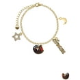 thumbnail image 2 of Delight Jewelry Resin Turkey Goldtone Dream Big Charm Bracelet, 7.5+2" Extender, 2 of 4