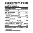 thumbnail image 2 of HAIR SKIN NAILS 2500 MCG NATURES BOUNTY C/230 GUMMIES SABOR STRAWBERRY, 2 of 2