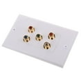 thumbnail image 2 of Cable de pared decorativa CUTICAT 5 acopladores RCA Video Audio para EE. UU., 2 of 8
