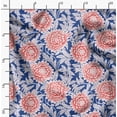thumbnail image 2 of Soimoi Cotton Satin Spandex Blue Fabric By the Yard - 54 Inch Wide - Florals Print Fabric - Elegant and Timeless Patterns for Fashion and Home Decor Printed Fabric, 2 of 6